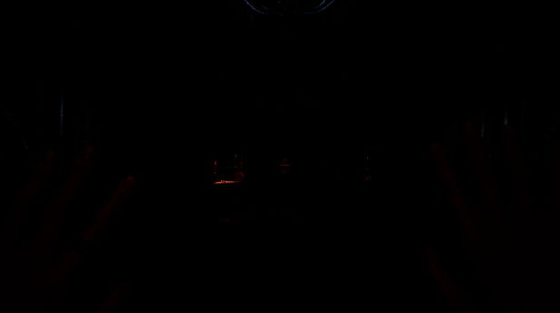 岛屿全景展示，破败建筑群与阴森森林交织的诡异景象