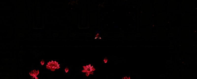 《文庙满庭雪》游戏封面画面，呈现古风庭院与雪花飘落的静谧氛围