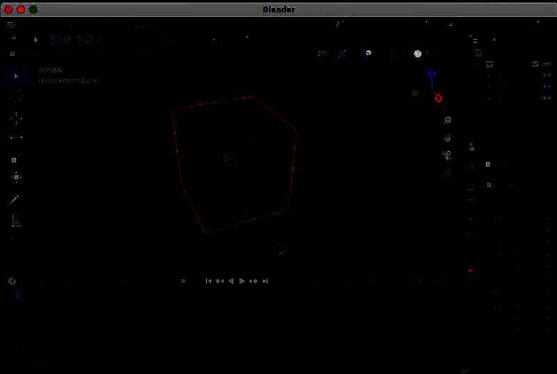 Blender UV编辑界面展示，左侧为模型视图，右侧为UV展开示意图