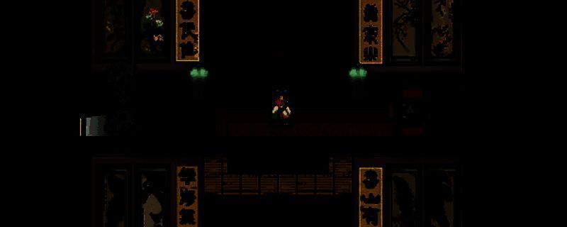 主角竹攸手持笔记本，在古色古香的文庙中探索的场景