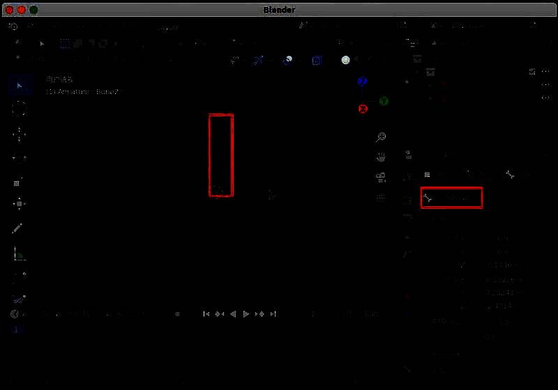在Blender中进入编辑模式并选择顶点的界面截图