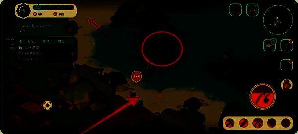 海岸边的垃圾桶特写，内部隐约可见一本神秘的游记