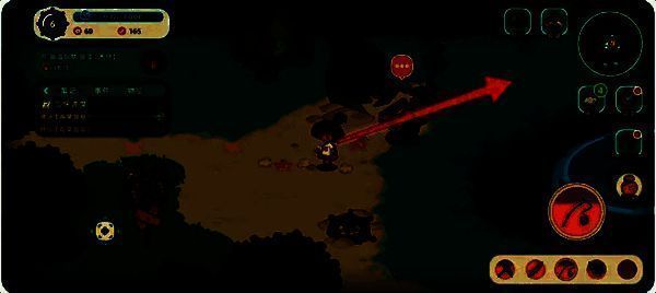 玩家接近罐子，背景是美丽的海岛风光