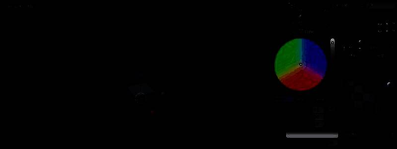 Blender中为物体添加颜色的具体操作界面截图