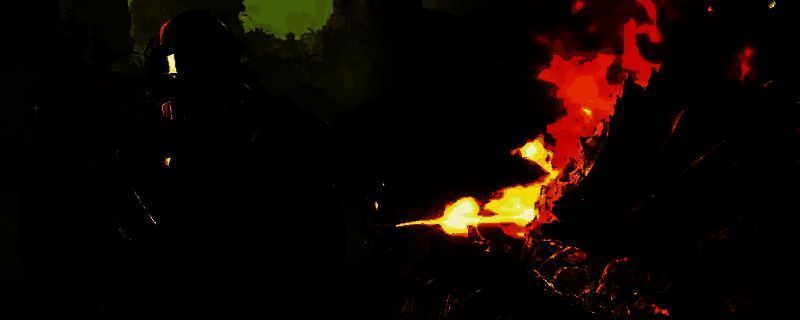 游戏内毒伤与燃烧效果对比示意图，展示两种debuff的数值面板与视觉表现