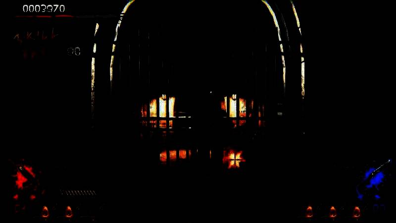 两名特工在昏暗街道上背靠背射击，敌群步步紧逼