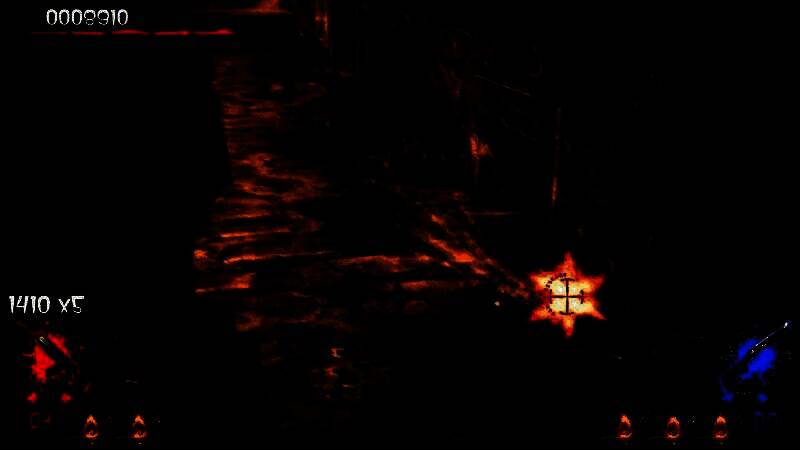 巨型Boss从天而降，角色惊险躲避，场面极具视觉冲击力