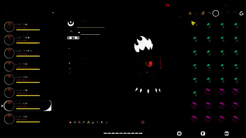 蛛心王战斗场景截图，背景可见大量召唤单位协助作战