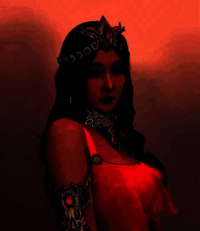 Myboo Cos《剑星》主题造型，背景为未来都市风格