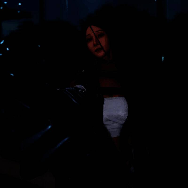 Myboo穿着贴身装甲，眼神坚定，展现战士风采