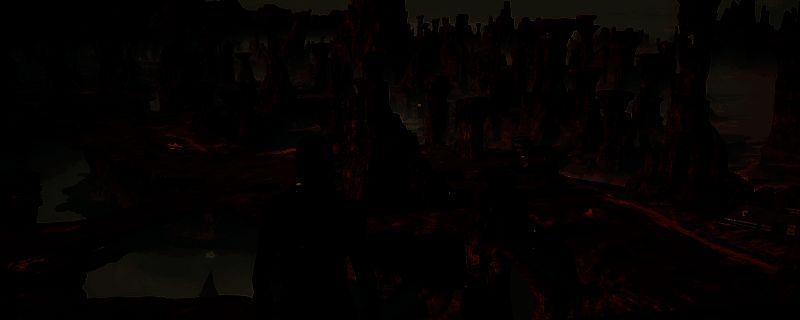 《沙丘：觉醒》游戏画面，展示沙漠环境下的任务接取点，远处可见狮鹫站建筑