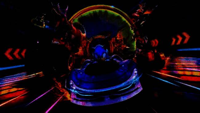 迈凯伦与索尼克联名概念图，赛道与游戏元素交织的视觉设计