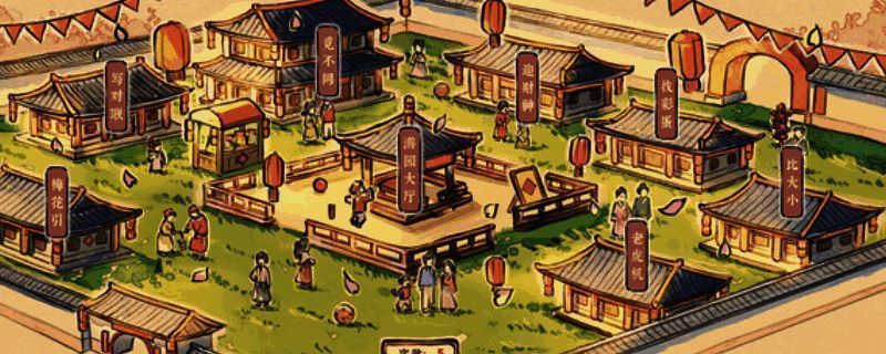 游戏画面展示中式风格的餐厅内部场景，桌上摆放着精致的中式菜肴与酒具