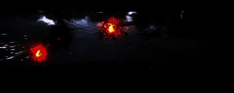 幽灵猎手据点外景，雾气弥漫的神秘基地与高科技设施交相辉映