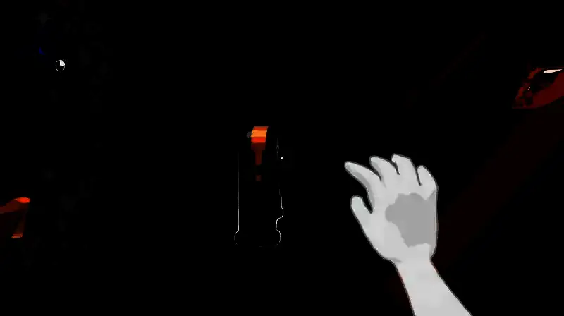 古老石碑与现代科技装置共存的奇异空间