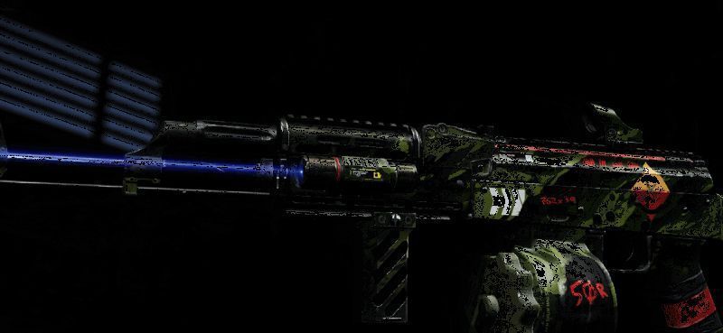 《暗区突围》坚守·AKM枪械涂装外观展示