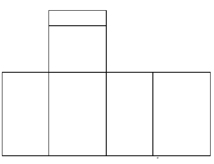 高度调整后的矩形与原有结构对齐排列