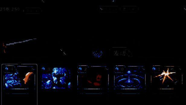 战斗界面展示觉醒槽位与卡牌技能组合，界面设计复古但清晰直观