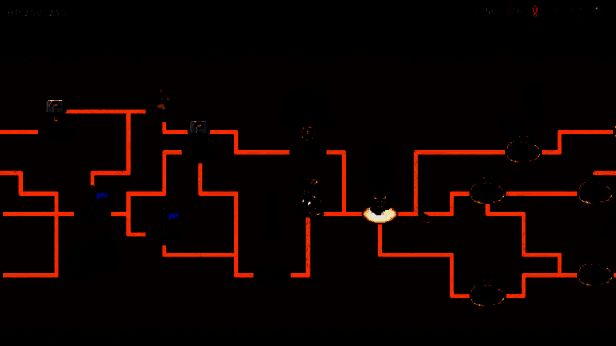 虚空秘境挑战界面，显示不同难度层级与随机生成的地图布局