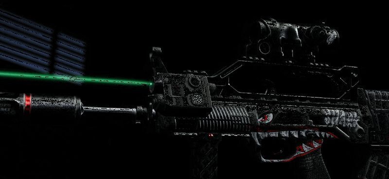 飞鲨RPK16涂装风格硬朗，适合战场风格玩家