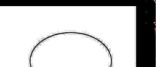 使用直线段工具对椭圆进行精确分割