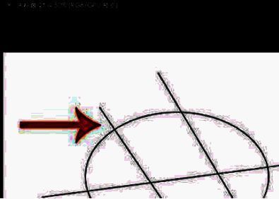 完成分割后的椭圆结构示意图