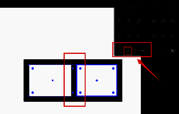 调整后的图形呈现完美对齐效果