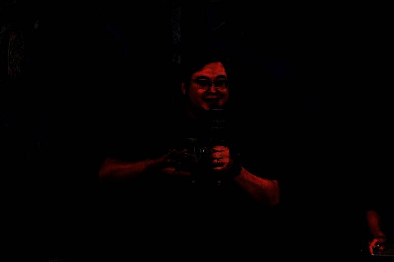 乔纳森讲解ARPG五大核心要素，台下观众认真聆听