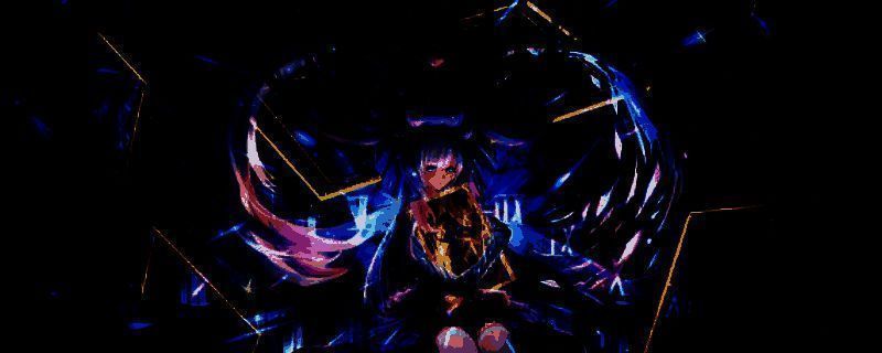 游戏主视觉图，展现神秘梦幻的世界观设定与主角形象