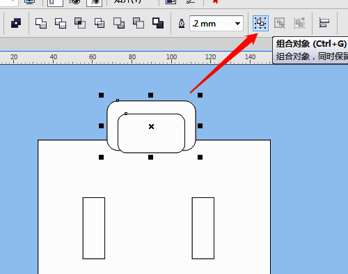 贝塞尔曲线工具绘制闭合图形的过程演示图