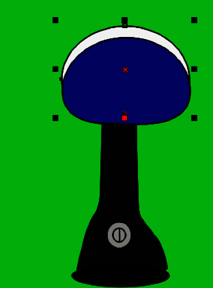 不同颜色填充后的图形初步效果