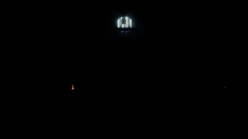 《夺宝奇兵：古老之圈》游戏画面，主角手持鞭子穿越遗迹场景