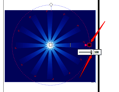 最终完成的放射性图形成品展示
