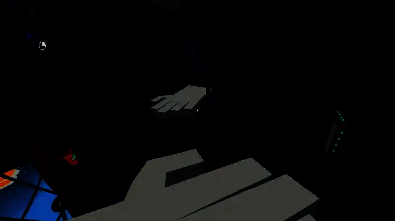 玩家在中层区域跳跃并解锁蓝色钥匙的游戏画面