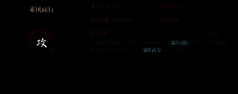 碧霄专属术法乘风而行技能描述界面