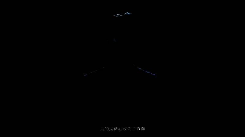 新地图或BOSS预告画面，背景中隐约可见巨型变异生物