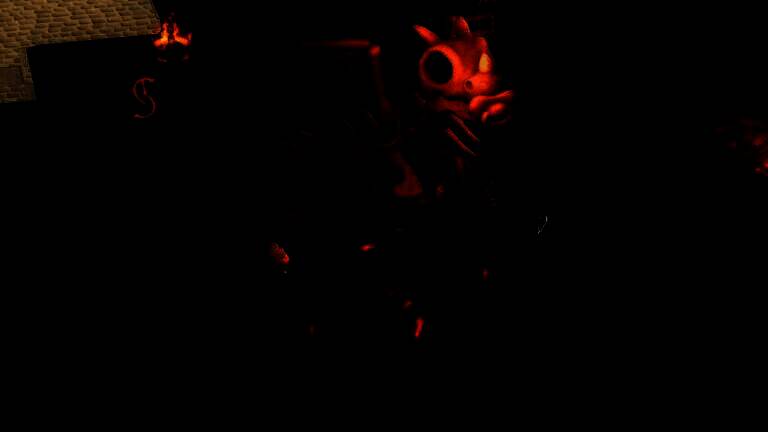 奇幻展区设计概念图，展厅中央摆放着一座巨龙雕像，周围灯光璀璨