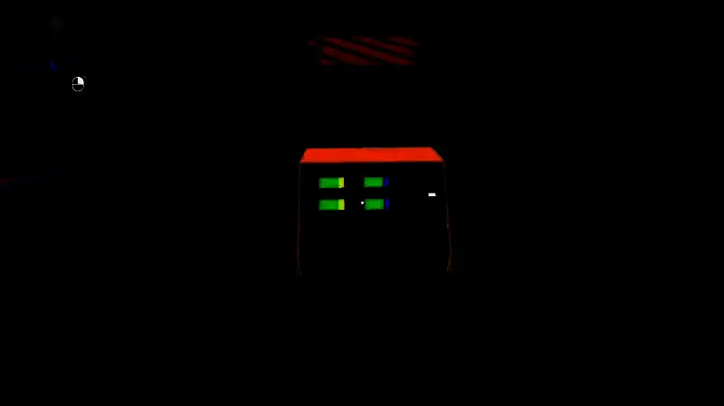 浴帘梦境中的舞台场景，装置与道具布局一目了然