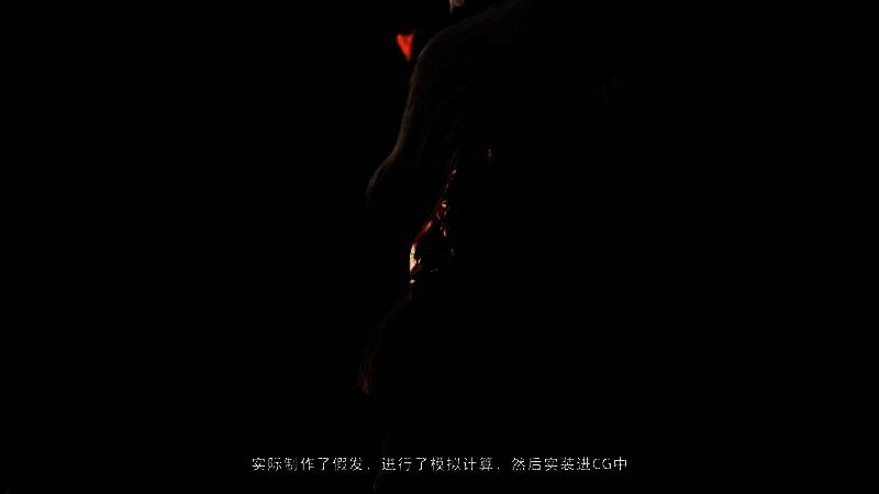 格蕾丝在废弃大楼内翻找物资，墙上有明显抓痕痕迹