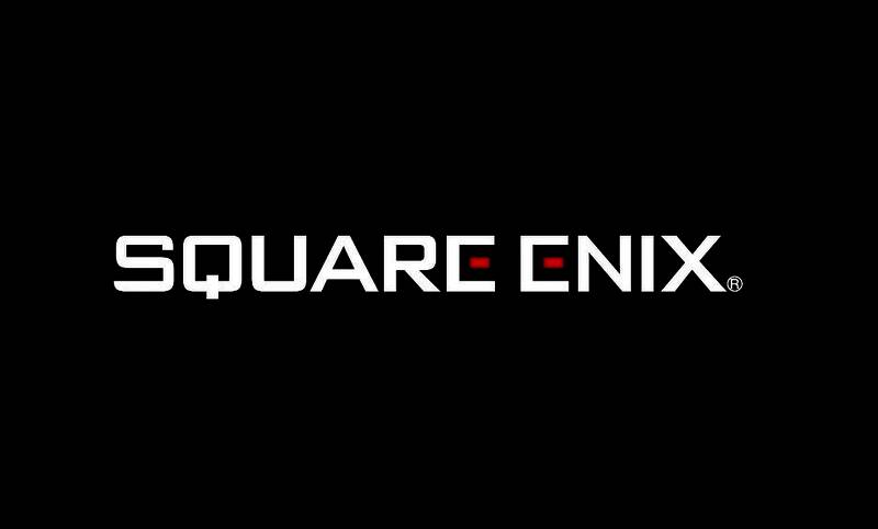 Square Enix公司总部外观，现代风格建筑与品牌LOGO清晰可见