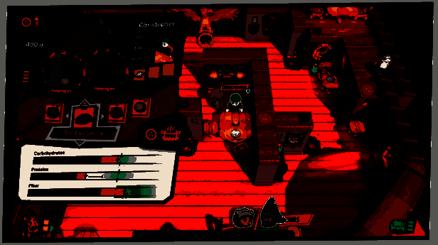 玩家正在厨房中快速调配食材制作菜肴