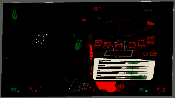 两名玩家在分屏模式下展开激烈对决，气氛紧张刺激