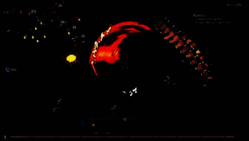 《灵魂石幸存者》角色释放咒语与武器特效的战斗画面