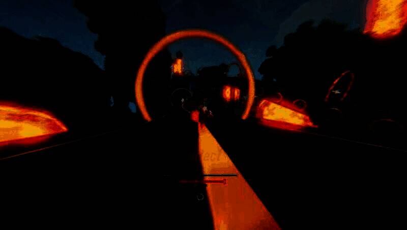 《救命！怎么又塌了！》角色在崩塌世界中飞跃躲避障碍物的画面