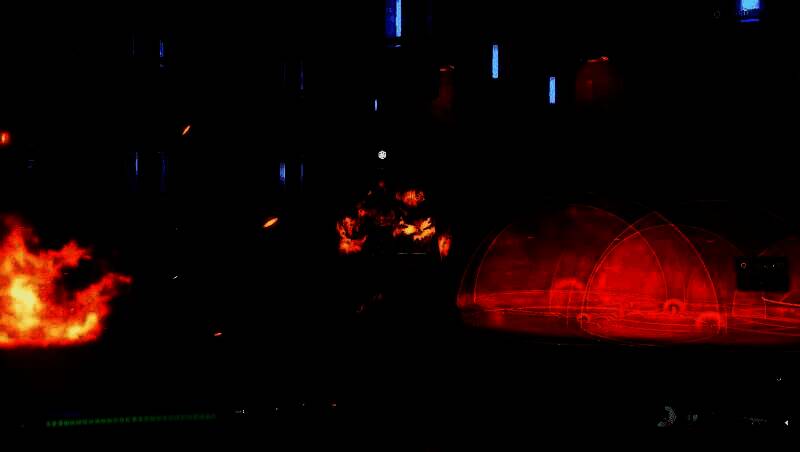 《死域Rogue》太空战场中角色持枪扫射敌人的激烈战斗场景