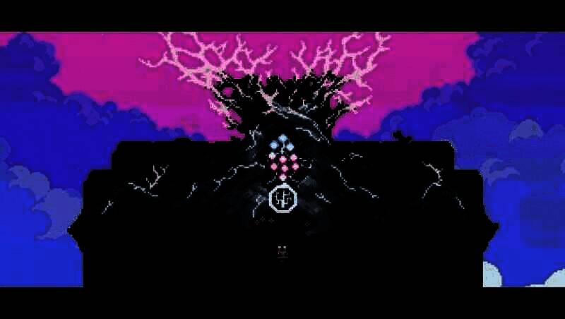 《Sephiria》兔子主角在像素风格高塔中与动物战斗的俯视角画面