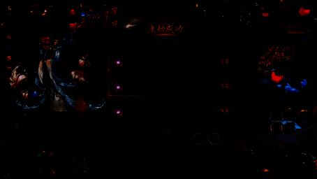 玩家手持神器战斗画面，背景为华丽的特效爆炸场面