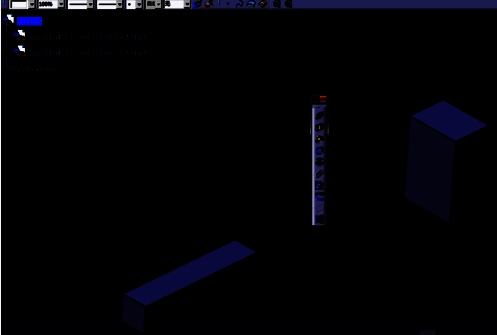 零件20171104_2被选中并显示绿色固定标识
