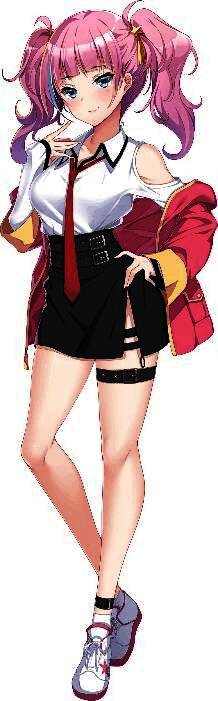 秋岛日和搞恶作剧时的画面，凸显其活泼可爱的性格