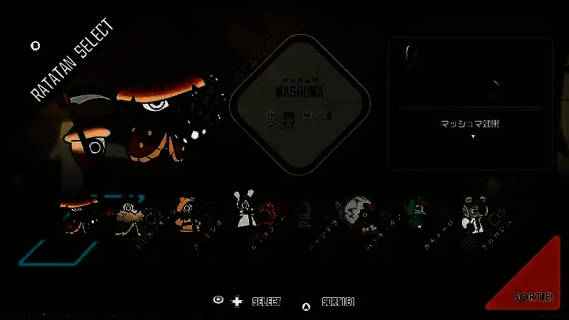 多个可操作角色展示，每位啦嗒当角色外形与武器各异，风格鲜明